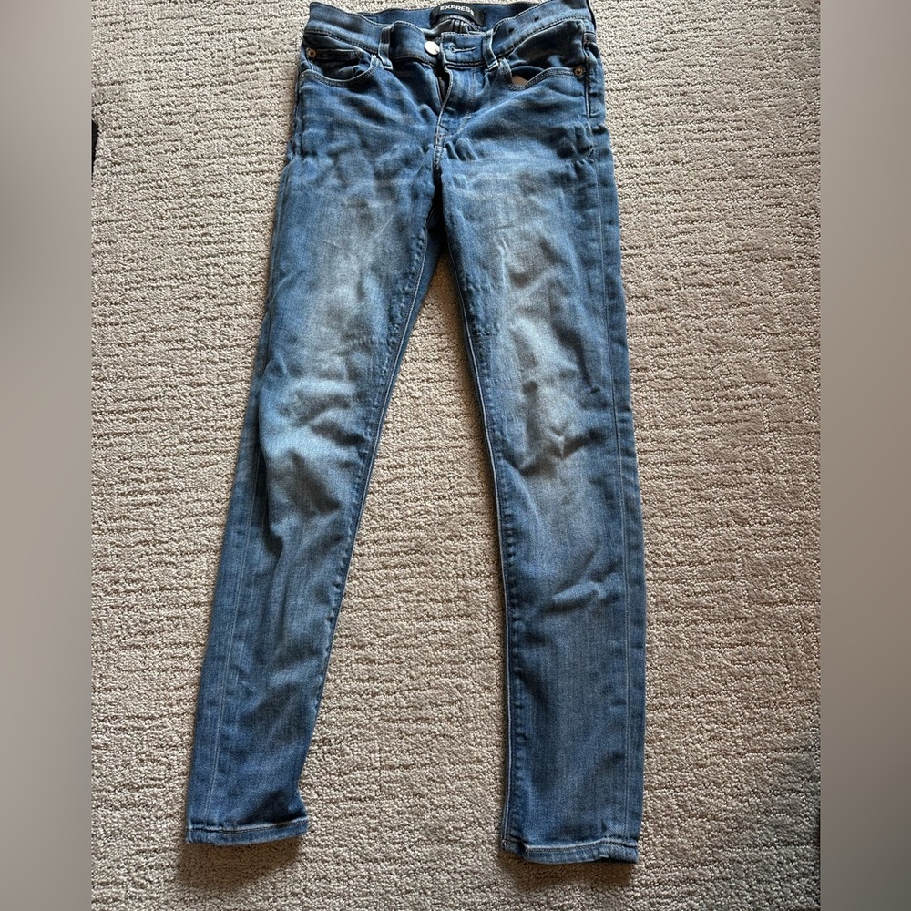 Express mid rise legging jeans